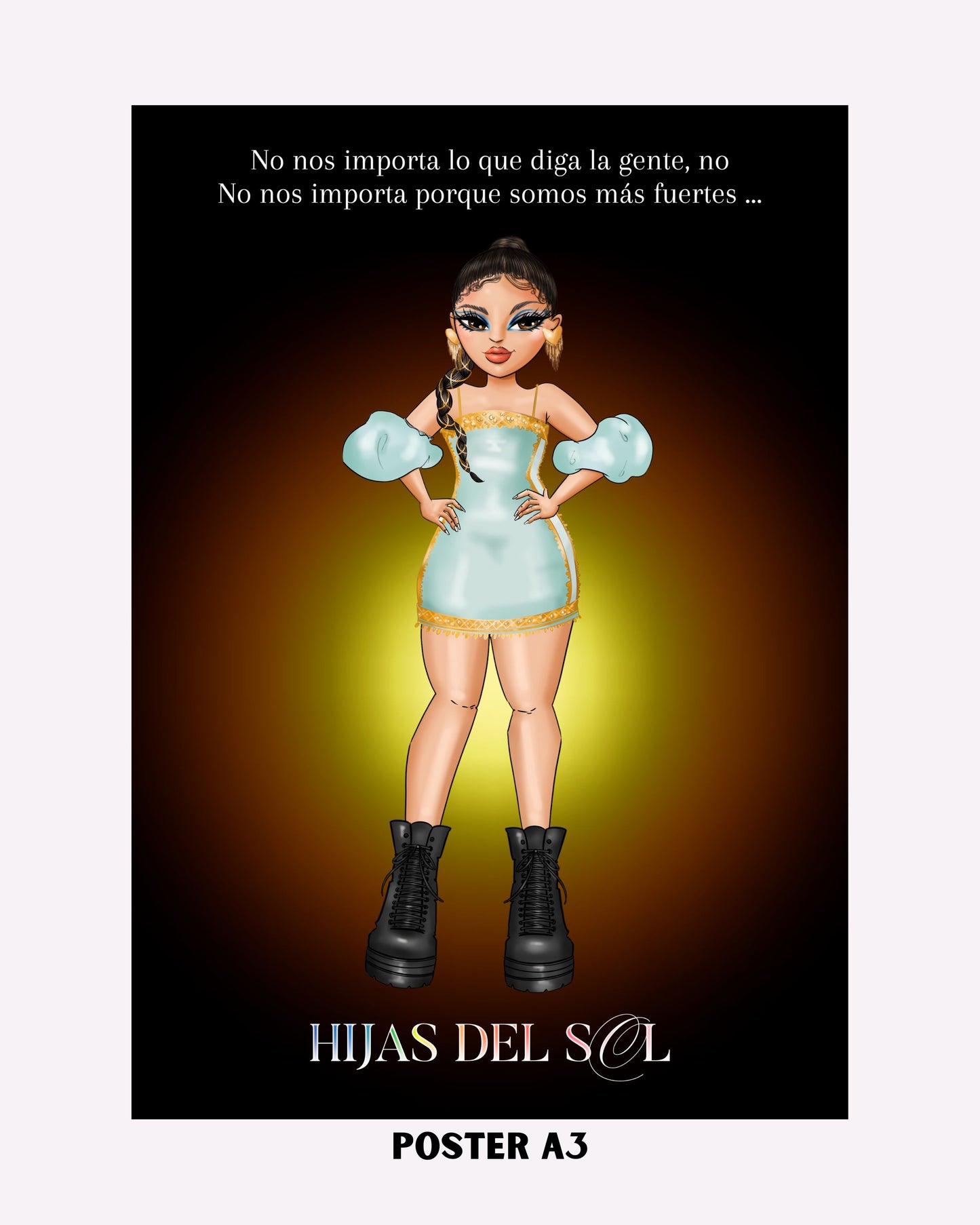 POSTER A3 MILENA WARTHON- HIJAS DEL SOL