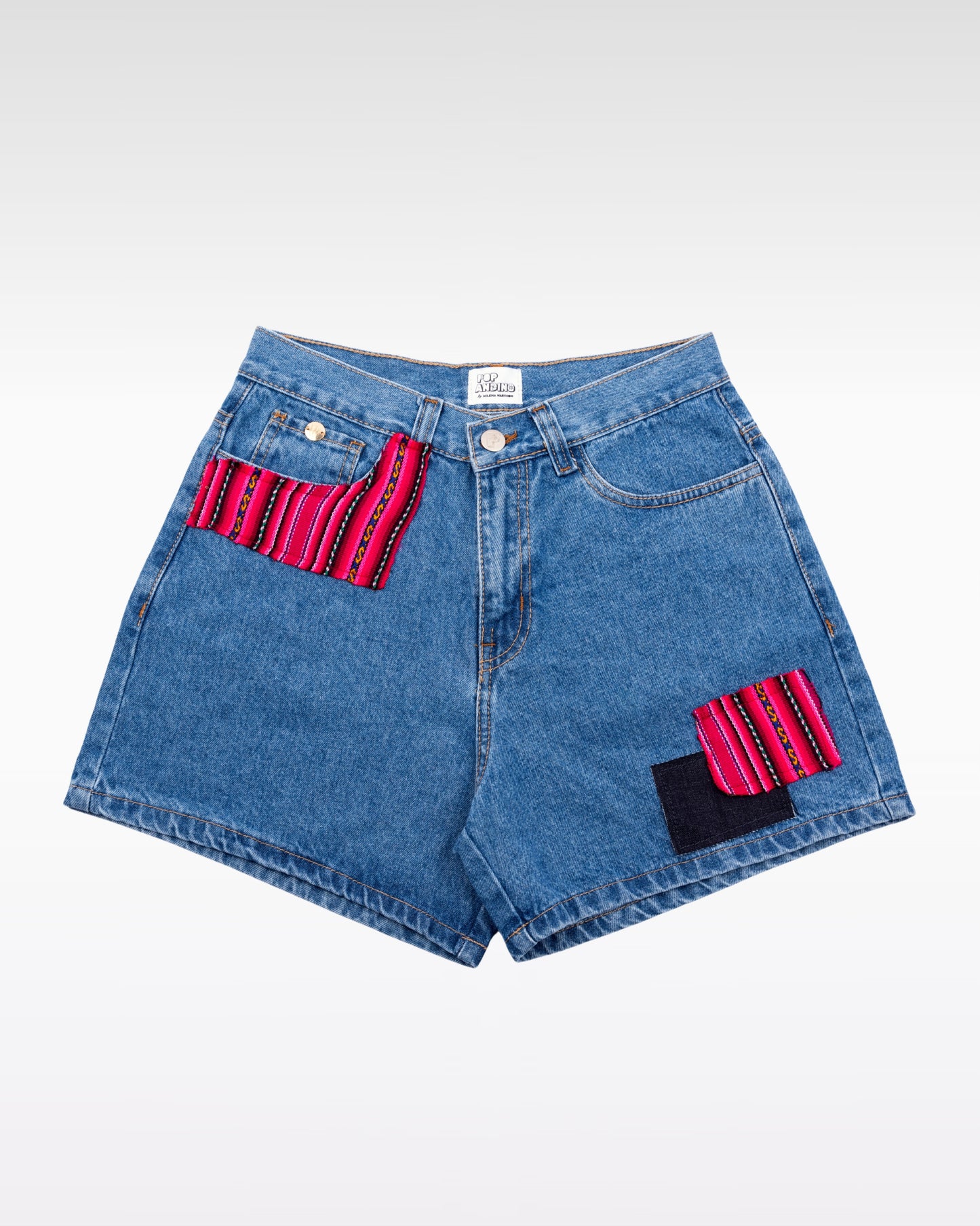 SHORT PARCHES ROSADOS (MUJER)