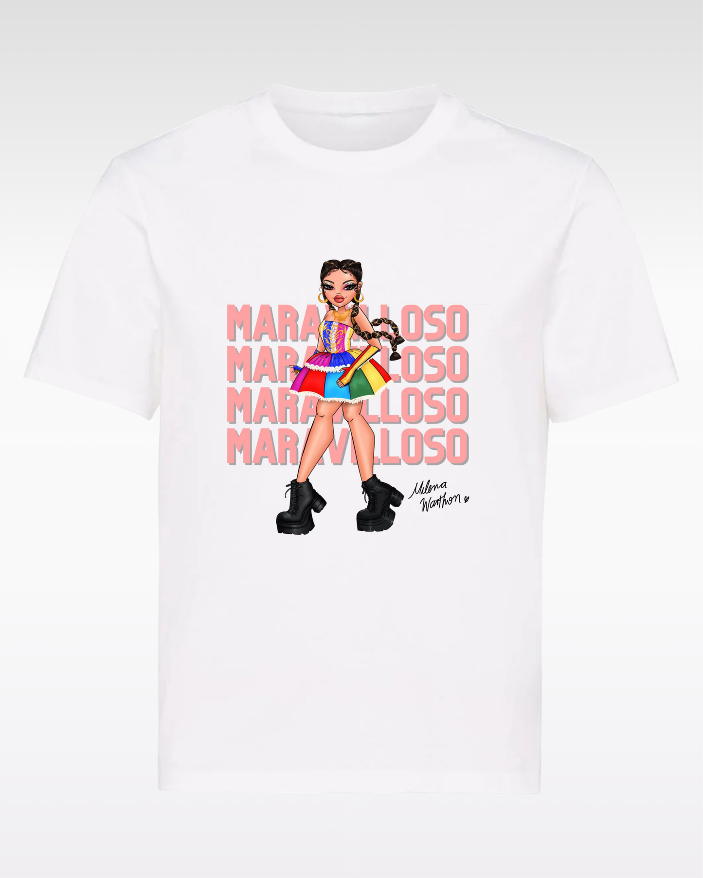 POLO MARAVILLOSO CHINA - BLANCO (NIÑO UNISEX)
