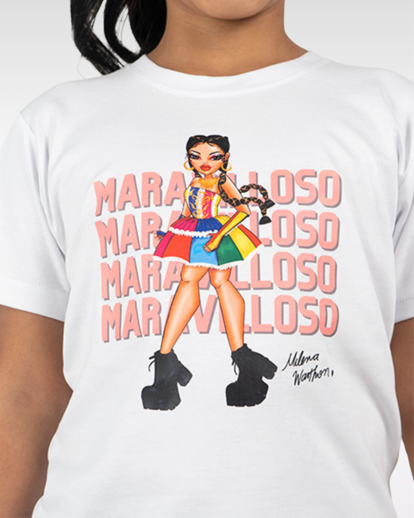 POLO MARAVILLOSO CHINA - BLANCO (NIÑO UNISEX)