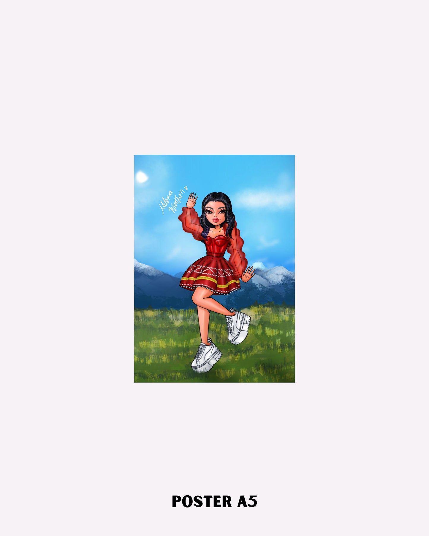 POSTER A5 MILENA WARTHON - WARMISITAY