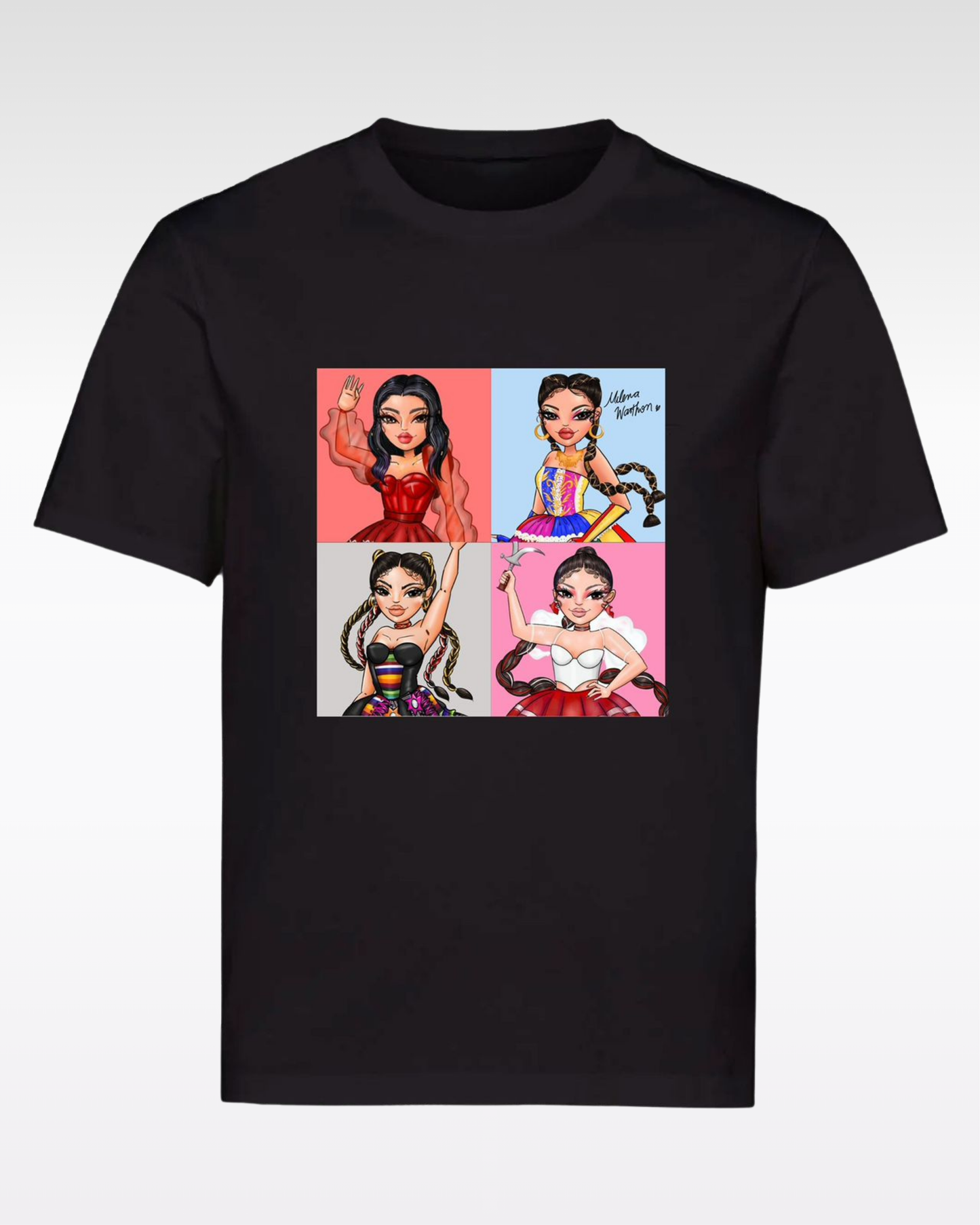 POLO MILEDOLLS - NEGRO (NIÑO UNISEX)