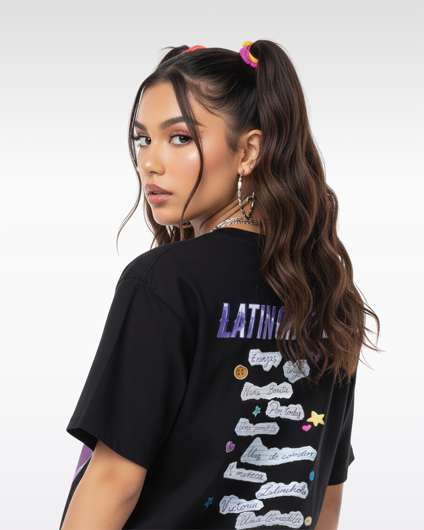 POLO LATINCHOLA PORTADA - NEGRO (ADULTO UNISEX)
