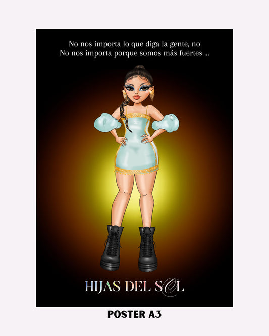 POSTER A3 MILENA WARTHON- HIJAS DEL SOL