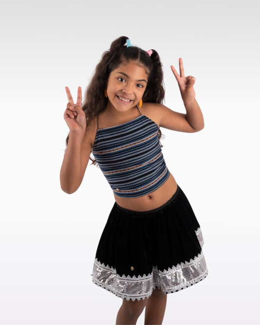 TOP CHIQUITITA - AZUL (NIÑA)