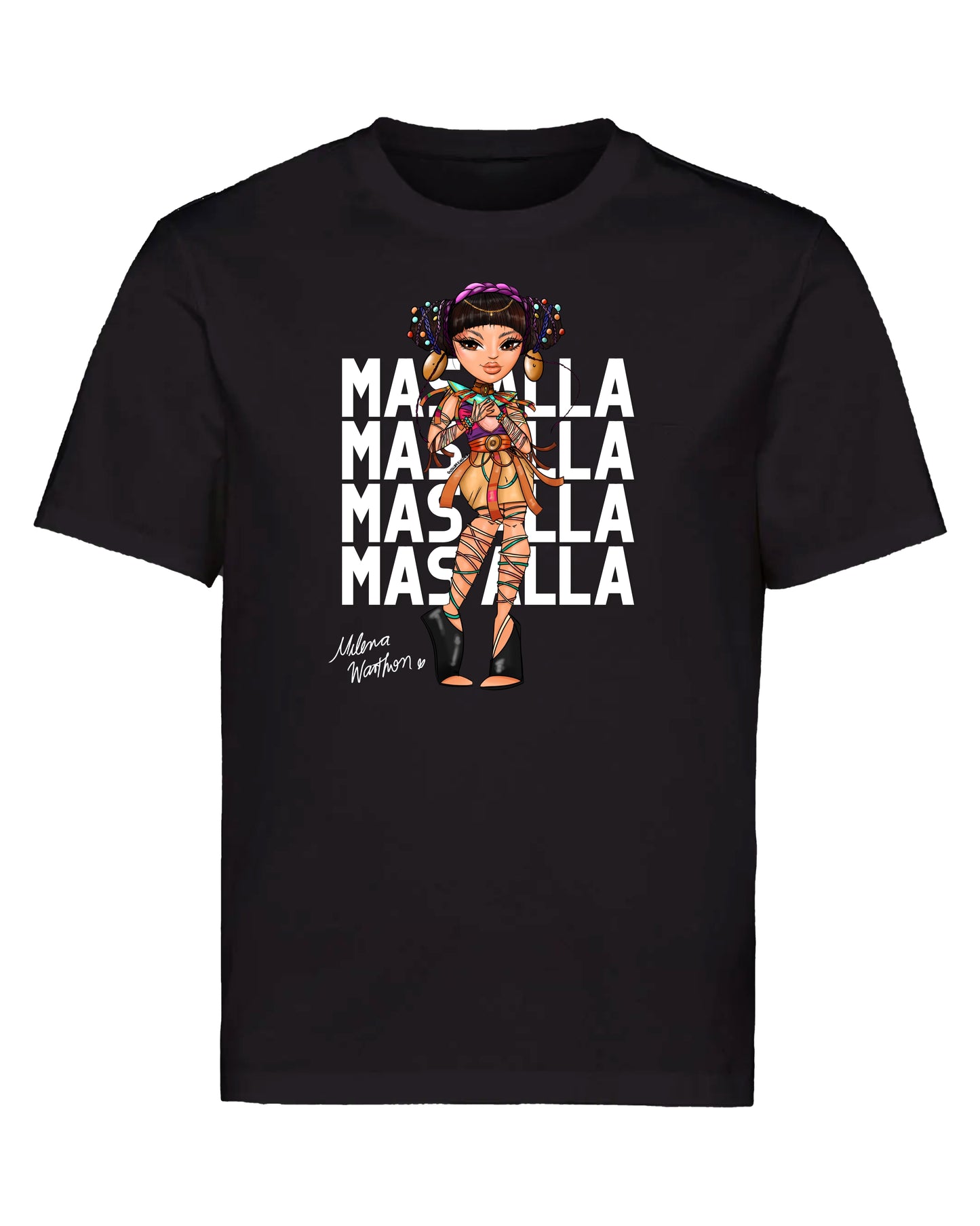 POLO MÁS ALLÁ LIGHT DOLL - NEGRO (ADULTO UNISEX)