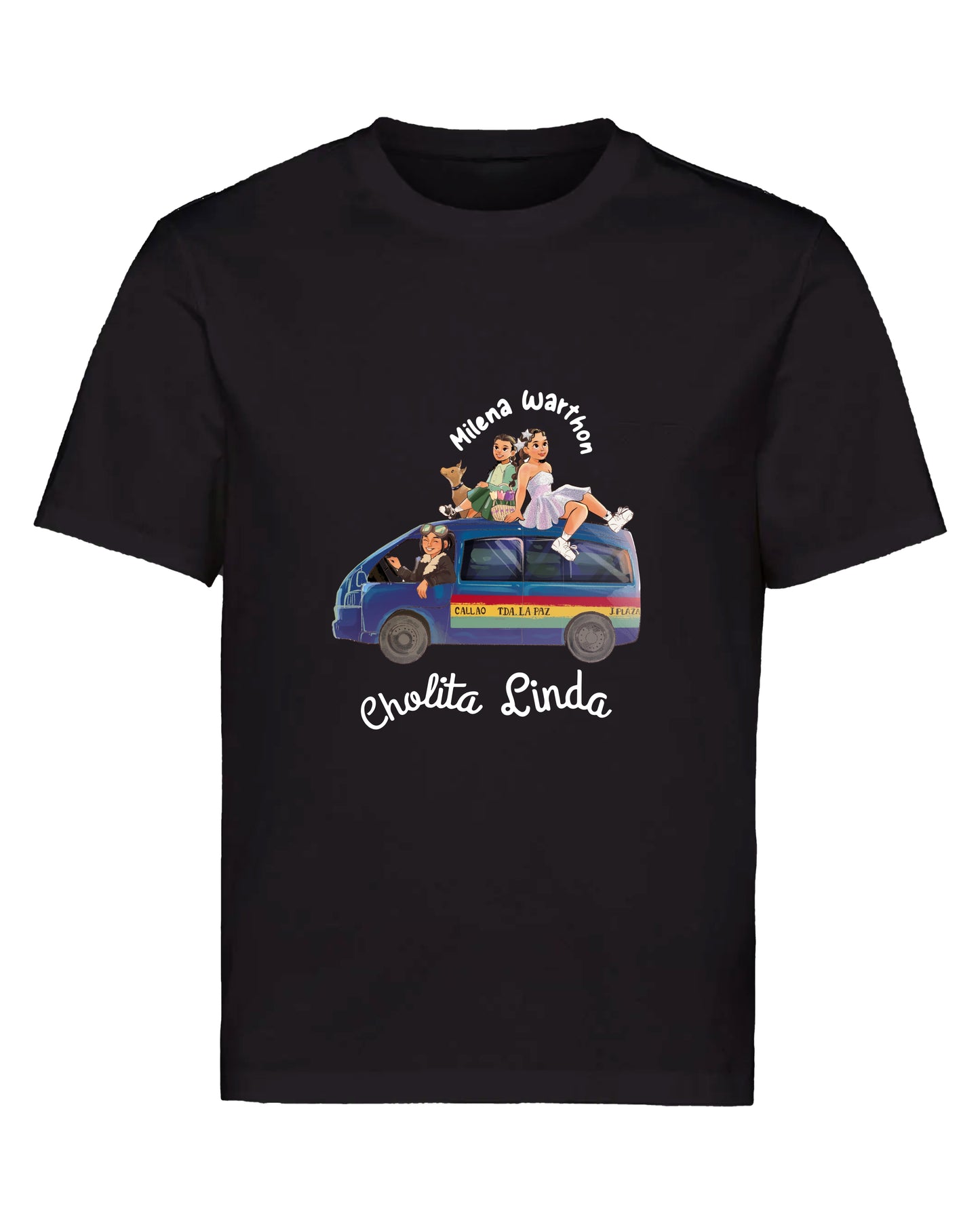 POLO CHOLITA LINDA- NEGRO (ADULTO UNISEX)