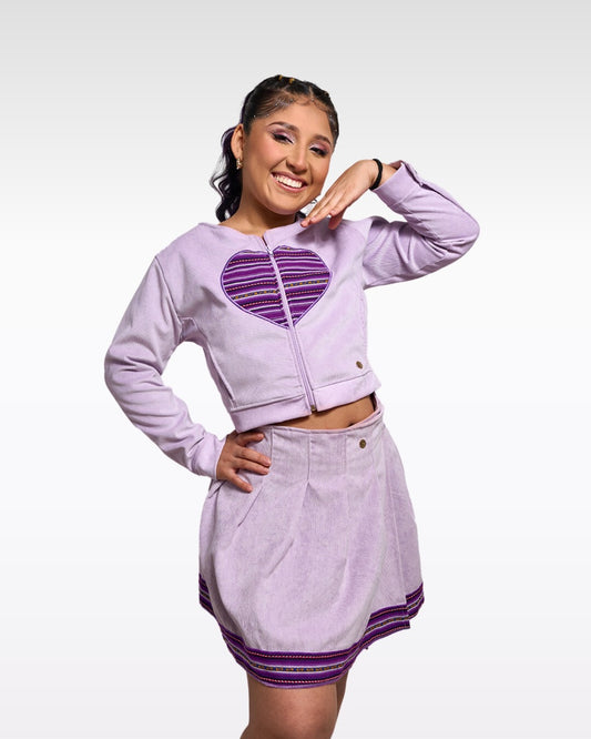 FALDA MUNAY - MORADO (MUJER)
