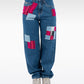 PANTALÓN PARCHES - ROSADO (MUJER)