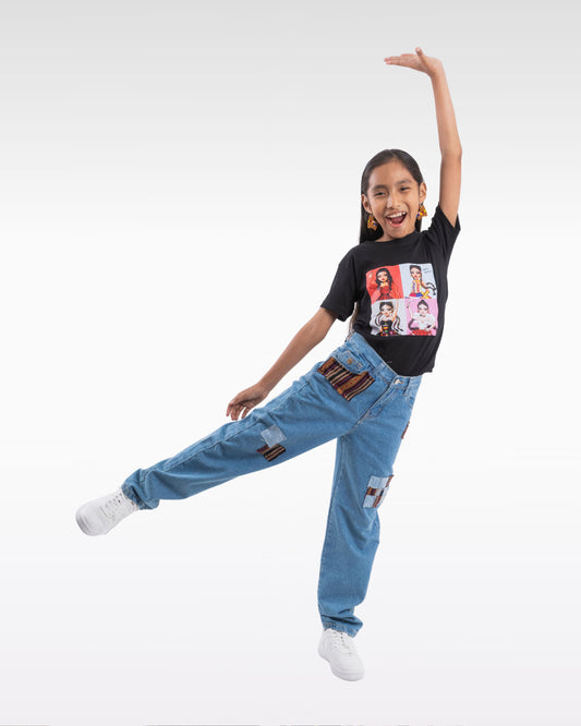 PANTALÓN PARCHES MARRONES (NIÑA)