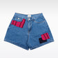 SHORT PARCHES ROSADOS (MUJER)