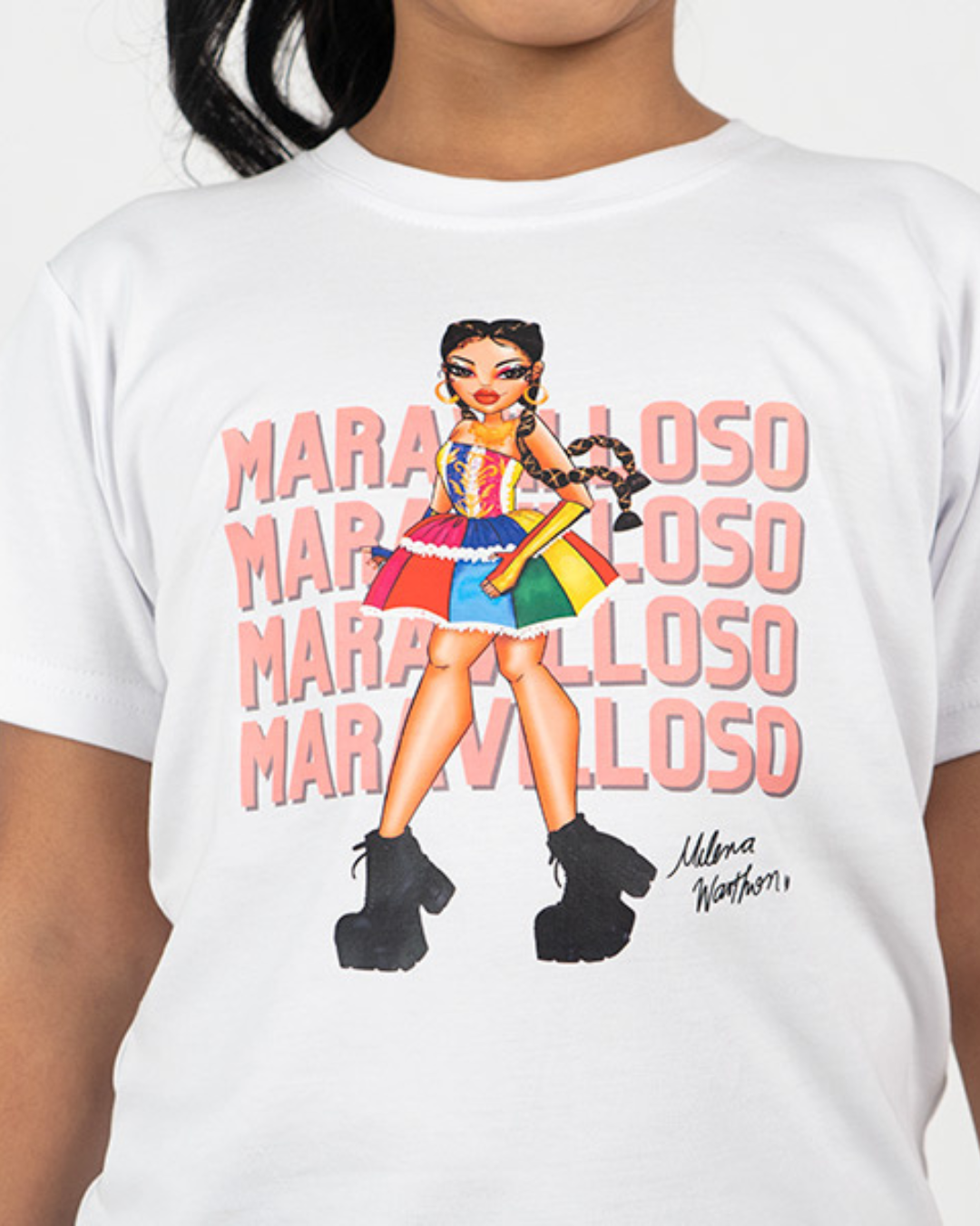 POLO MARAVILLOSO CHINA - BLANCO (NIÑO UNISEX)
