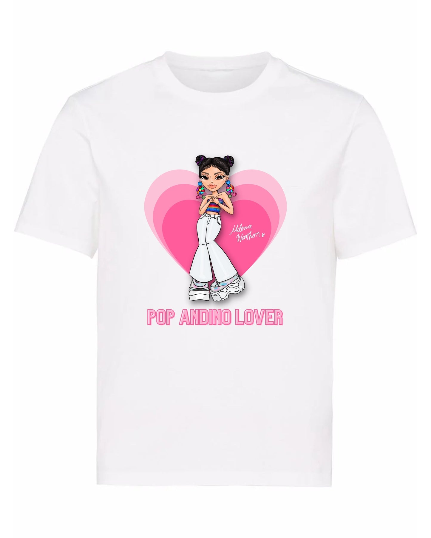 POLO POP ANDINO LOVER - BLANCO