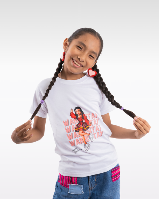 POLO WARMISITAY DOLL - BLANCO (NIÑO UNISEX)