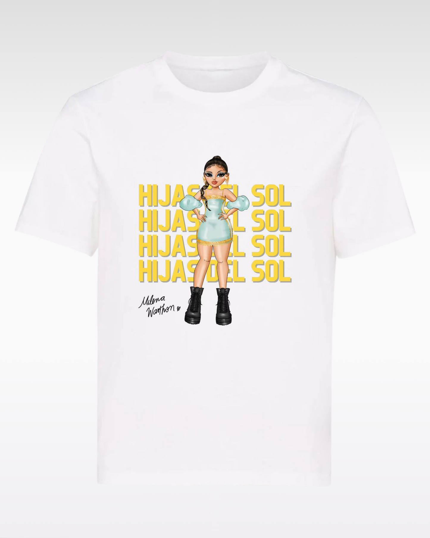 POLO HIJAS DEL SOL DOLL - BLANCO (NIÑO UNISEX)