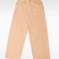 PANTALÓN WIDE LEG  BOLSILLOS ANDINOS - BEIGE (MUJER)