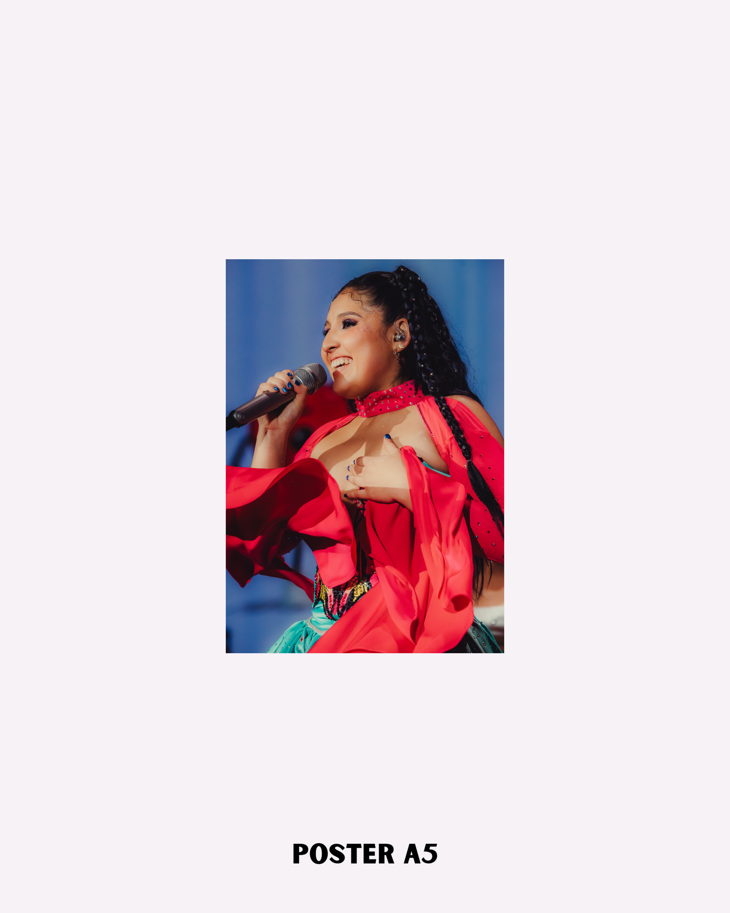 POSTER A5 MILENA WARTHON - CONCIERTO POP ANDINO TOUR 1