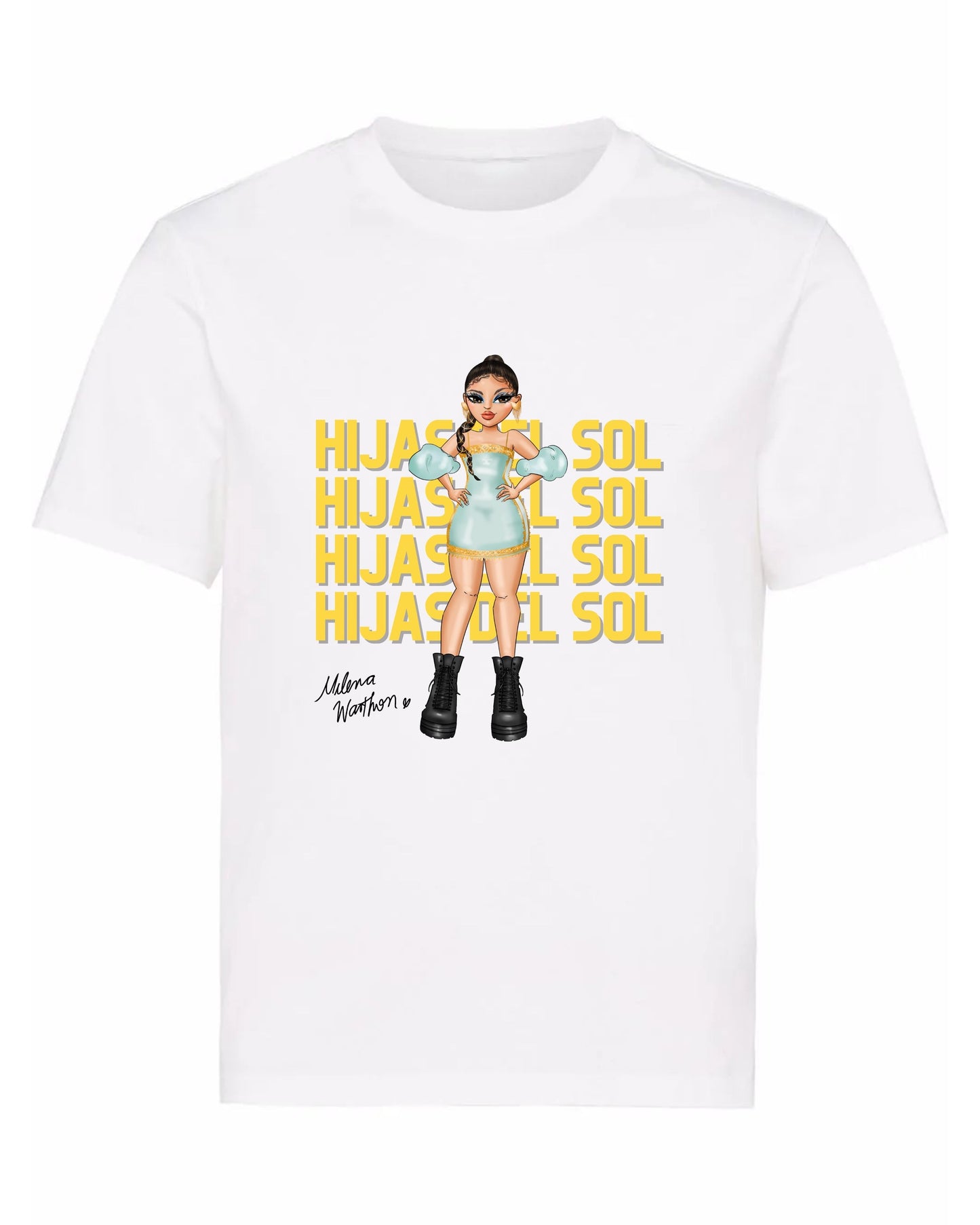 POLO HIJAS DEL SOL DOLL - BLANCO (ADULTO UNISEX)