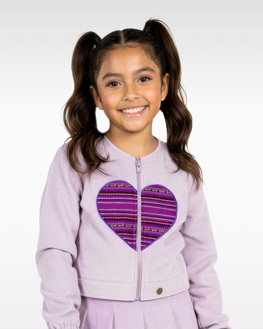 CASACA MUNAY - MORADO (NIÑA)