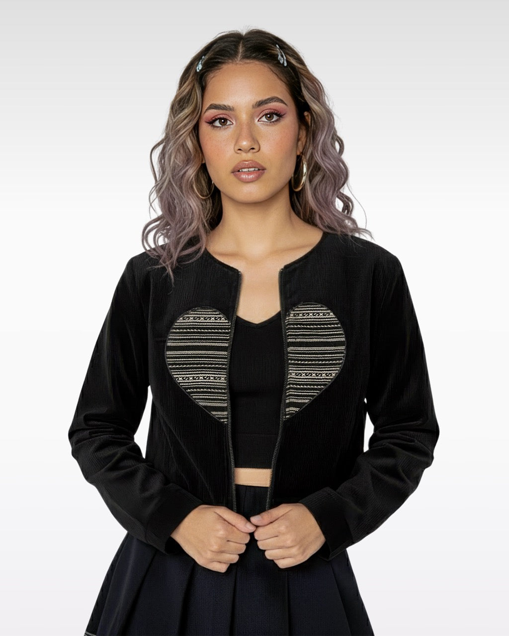 CASACA MUNAY - NEGRO (MUJER)