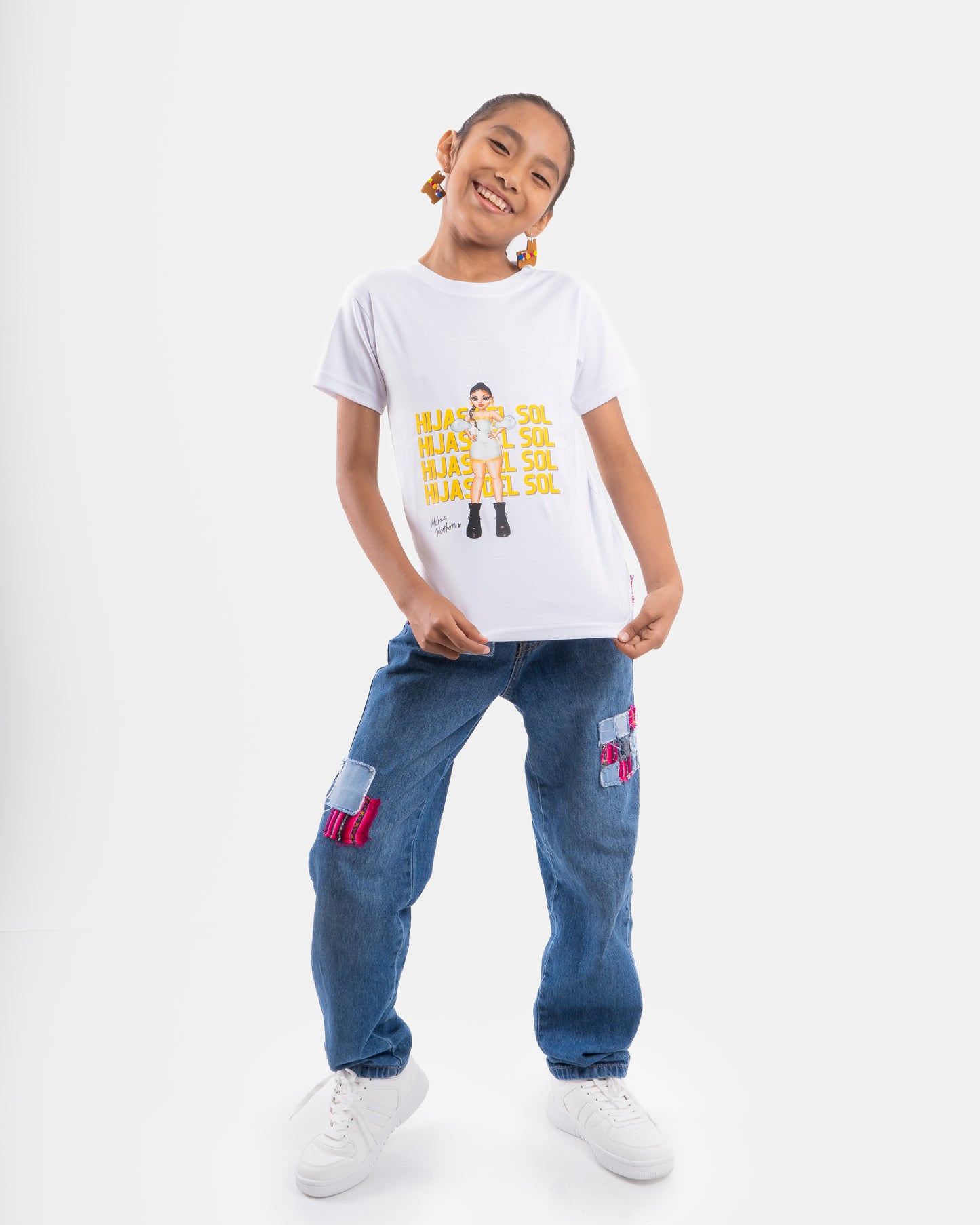 POLO HIJAS DEL SOL DOLL - BLANCO (NIÑO UNISEX)