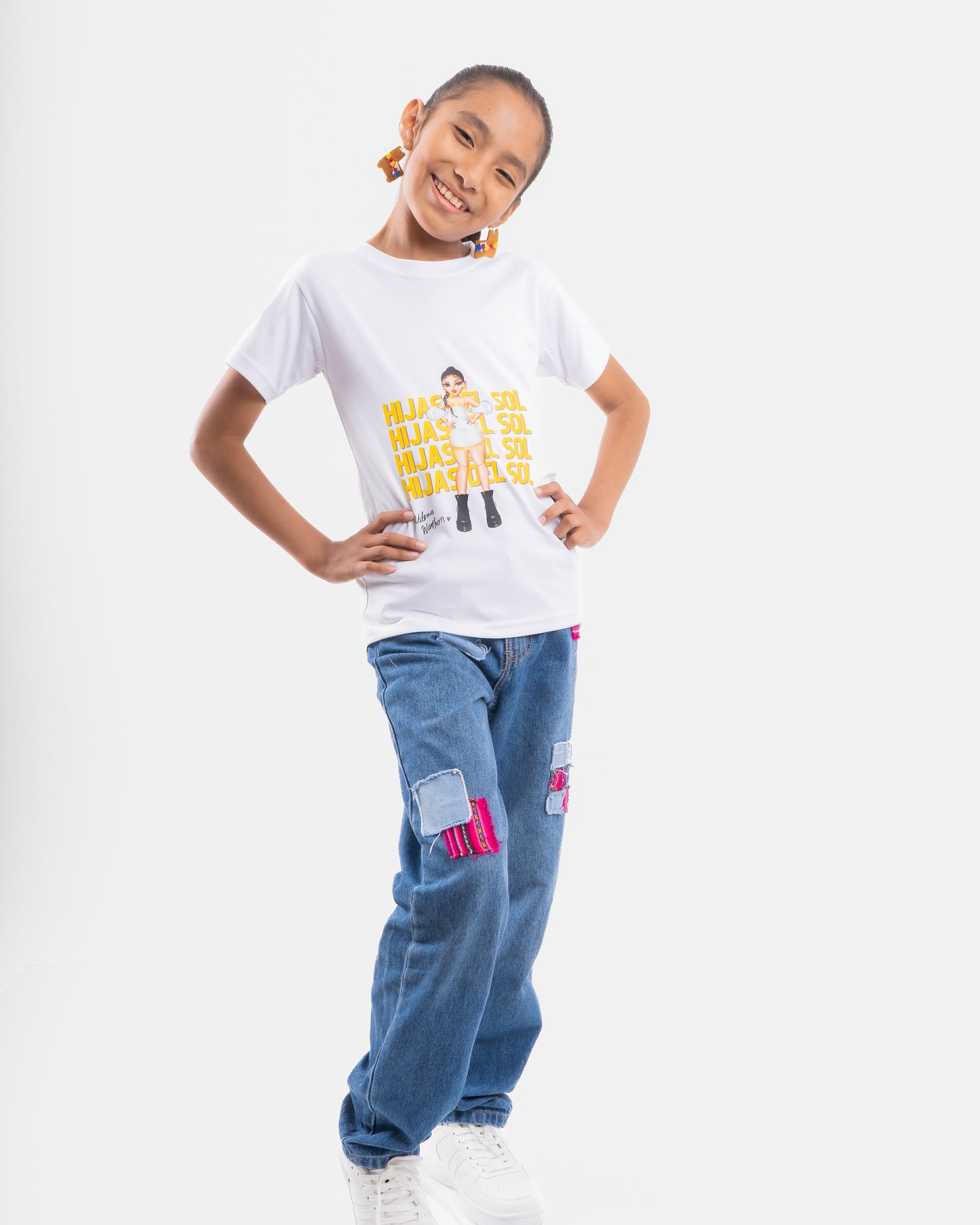 POLO HIJAS DEL SOL DOLL - BLANCO (NIÑO UNISEX)