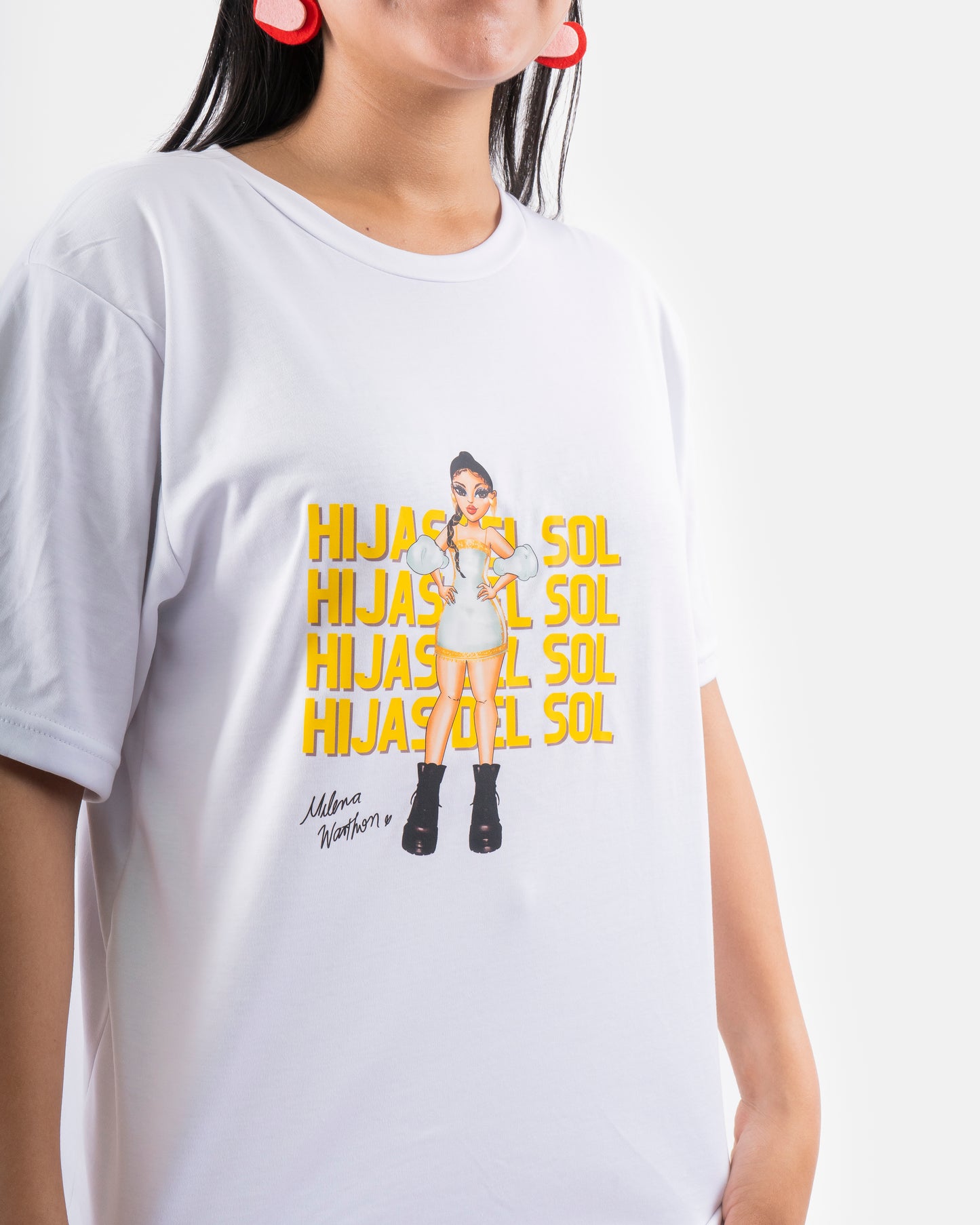 POLO HIJAS DEL SOL DOLL - BLANCO (ADULTO UNISEX)