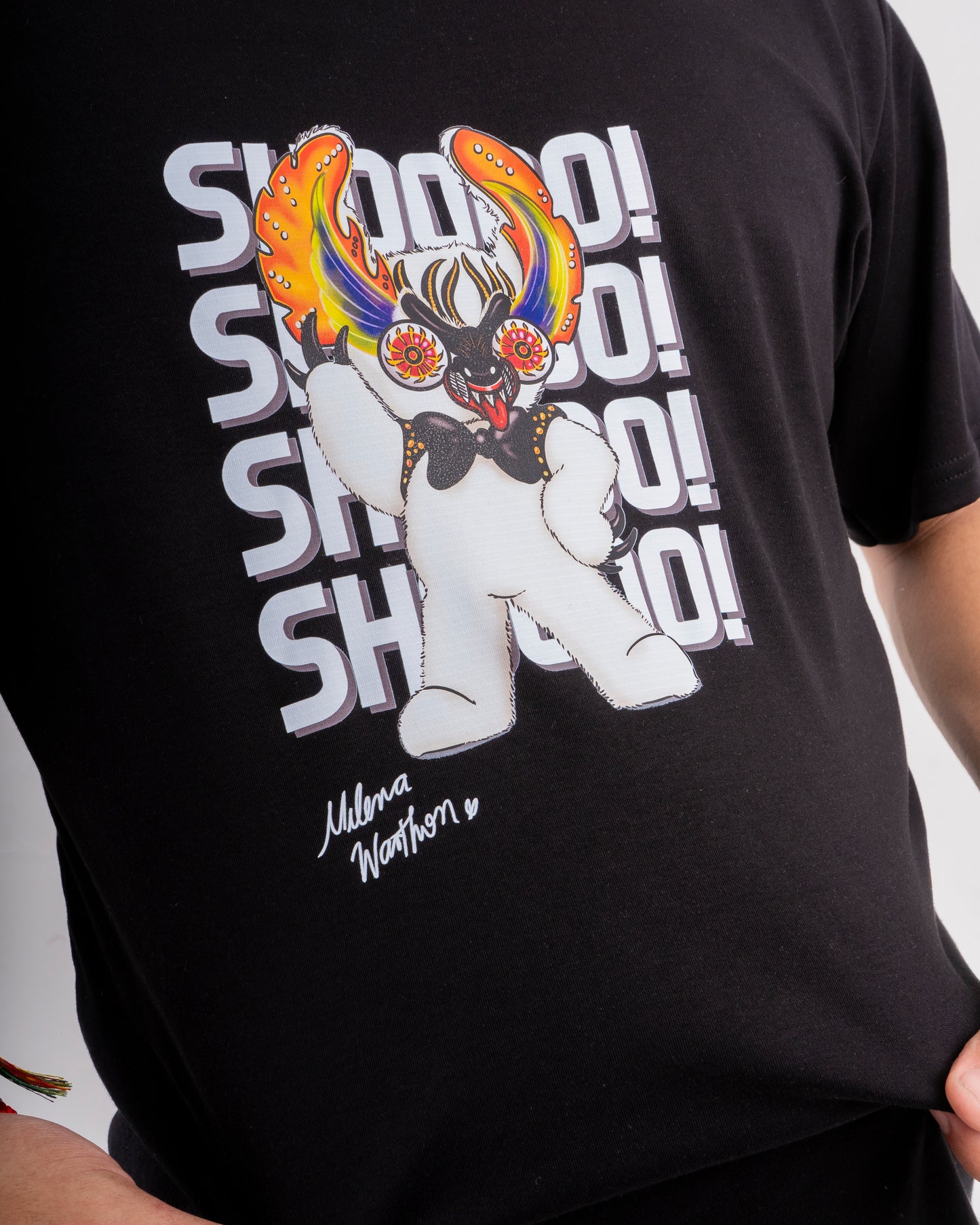 POLO VOLVIÓ A LATIR DOLL OSO - NEGRO (ADULTO UNISEX)