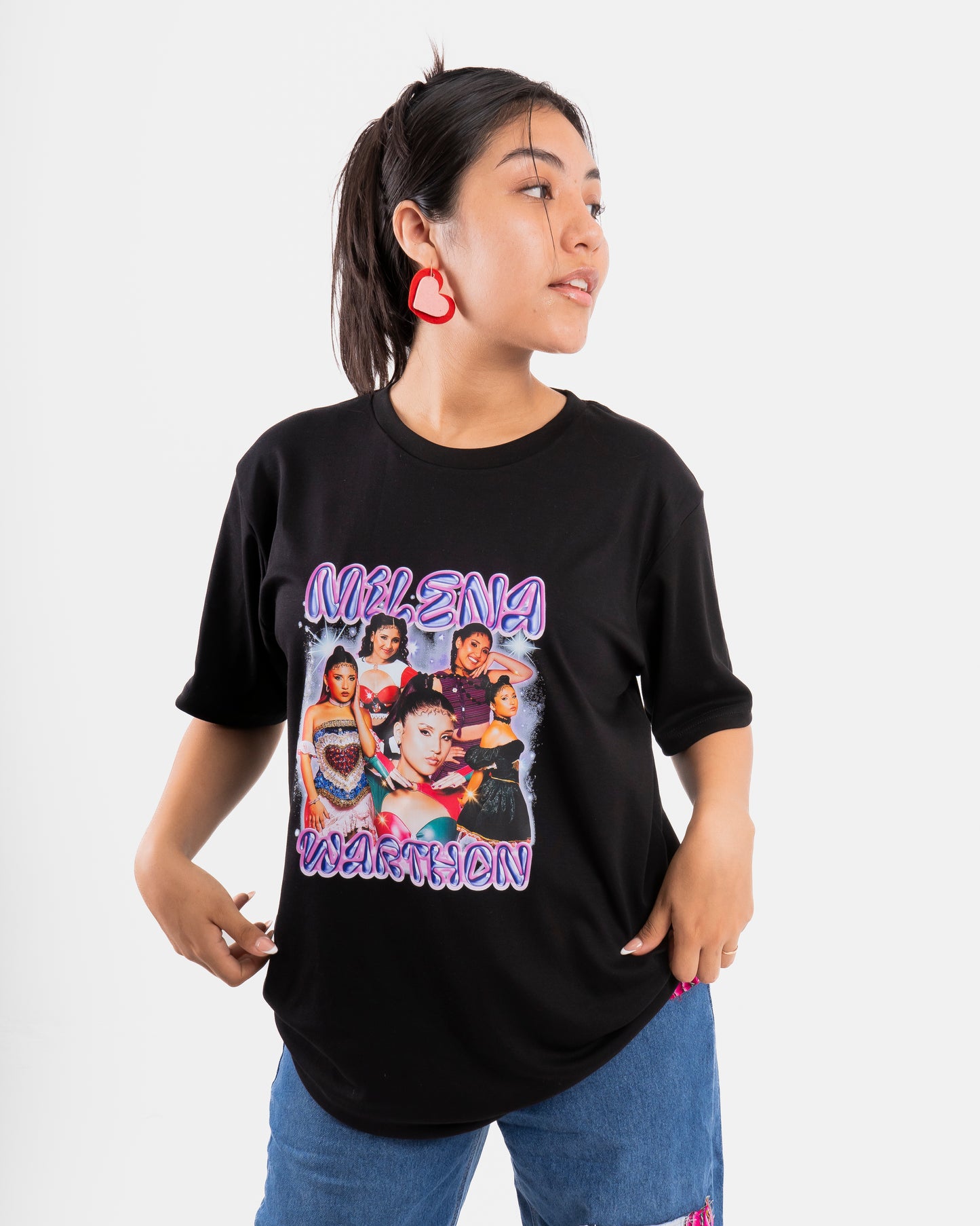 POLO MILENA COLLAGE - NEGRO (ADULTO UNISEX)