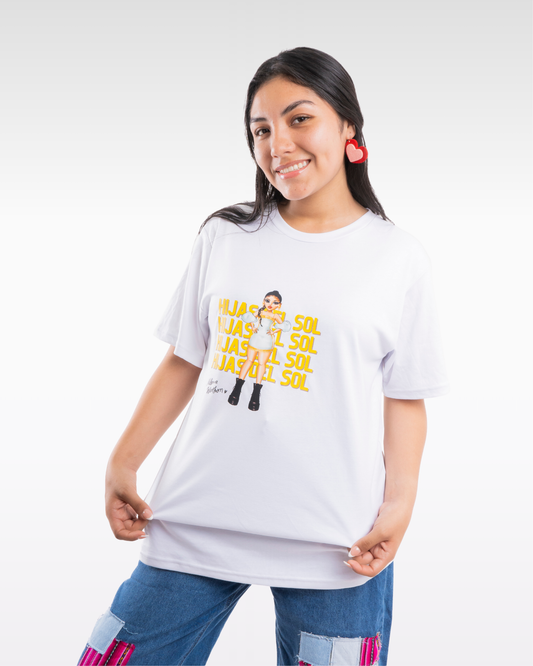 POLO HIJAS DEL SOL DOLL - BLANCO (ADULTO UNISEX)
