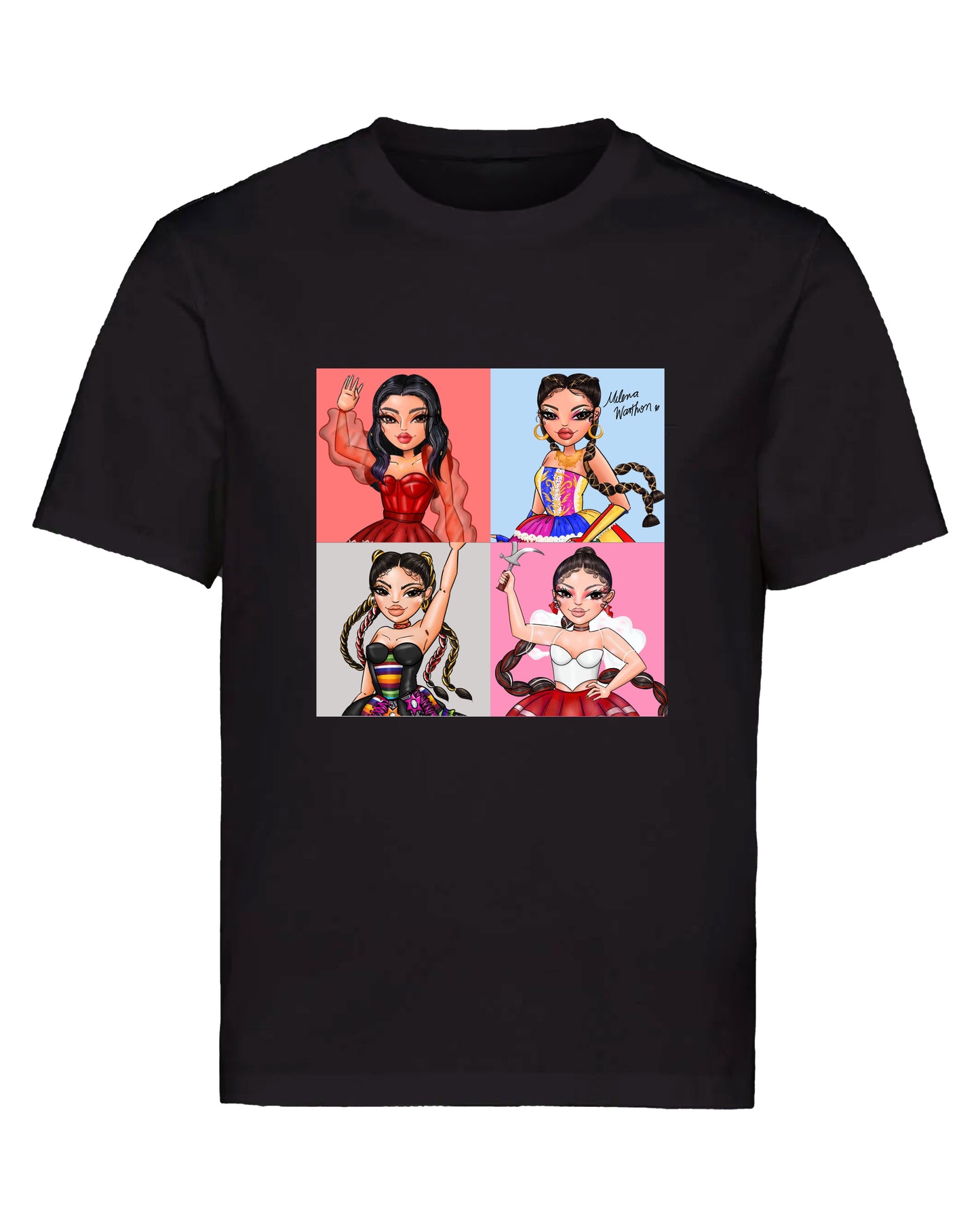 POLO MILEDOLLS - NEGRO (ADULTO UNISEX)