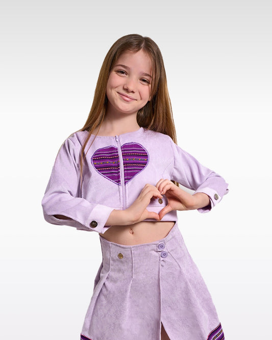 CASACA MUNAY - MORADO (NIÑA)