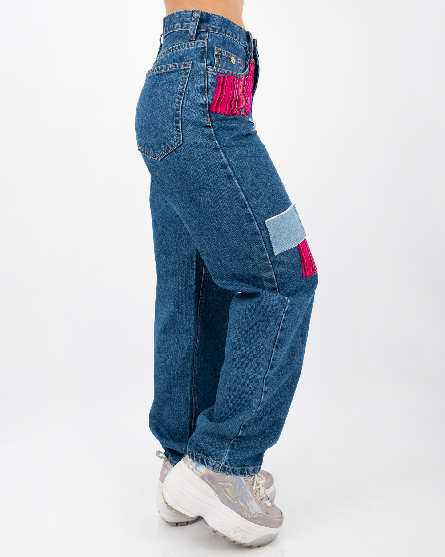 PANTALÓN PARCHES - ROSADO (MUJER)