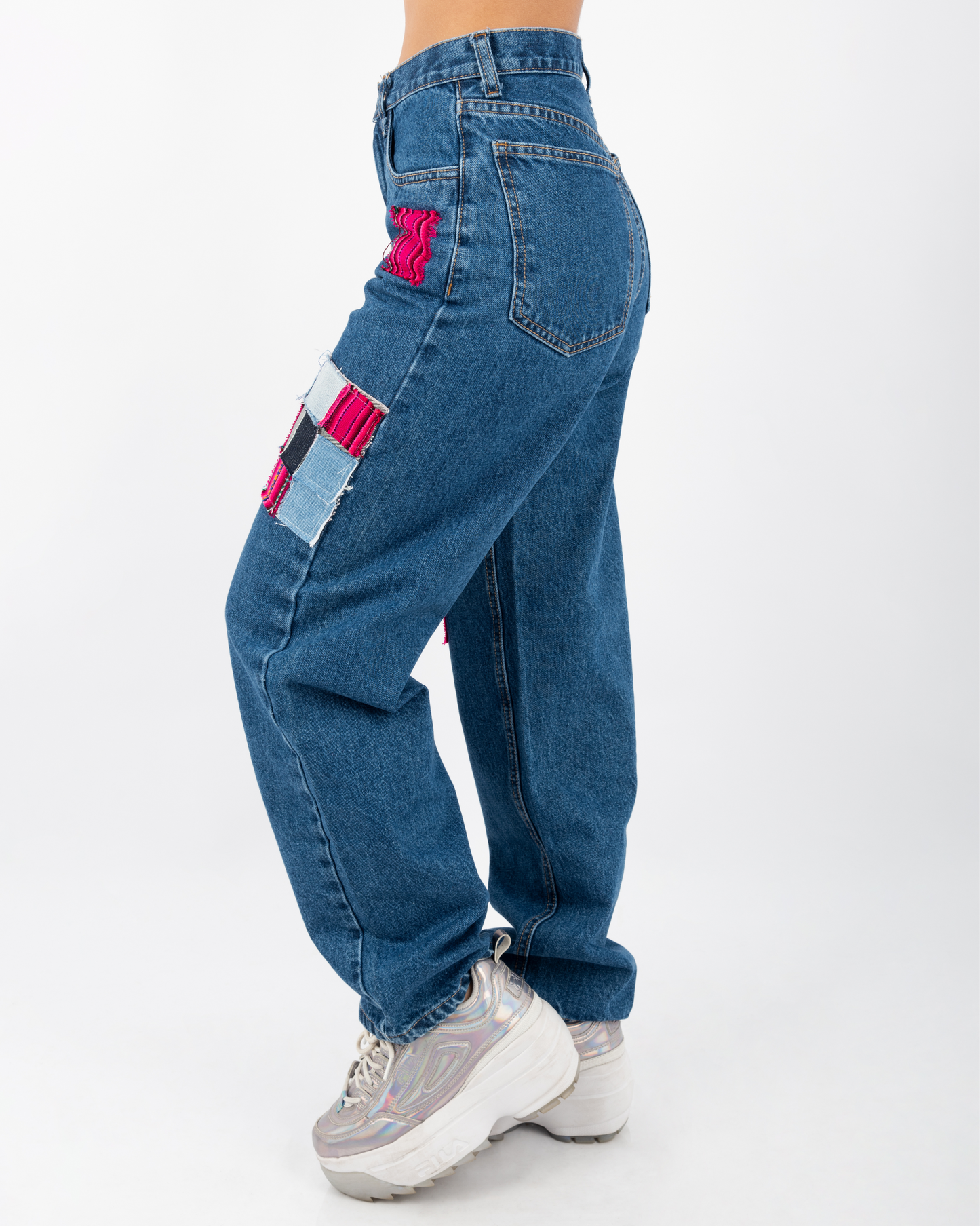 PANTALÓN PARCHES - ROSADO (MUJER)