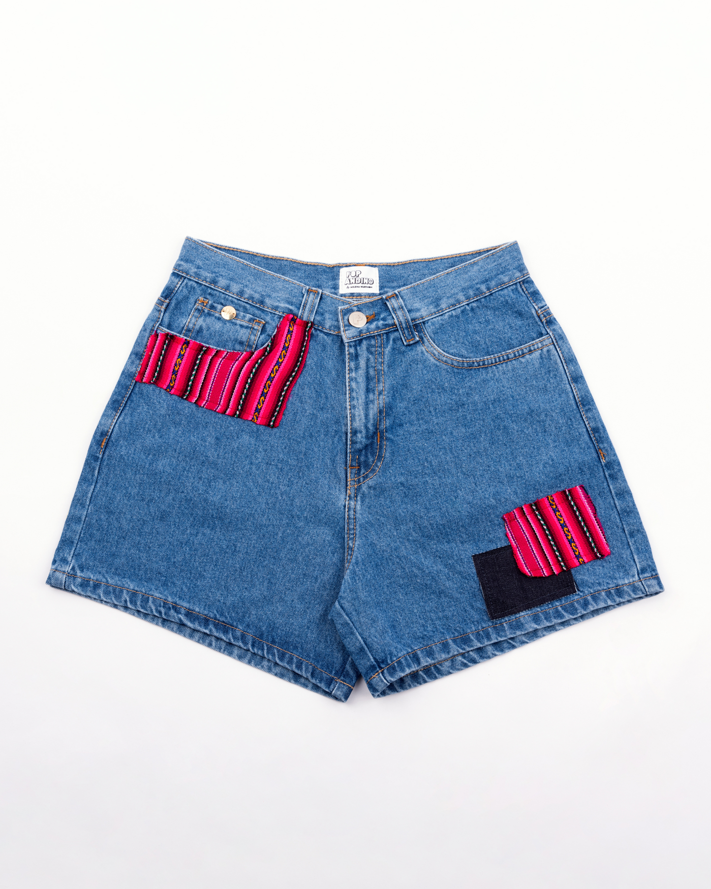 SHORT PARCHES ROSADOS (MUJER)