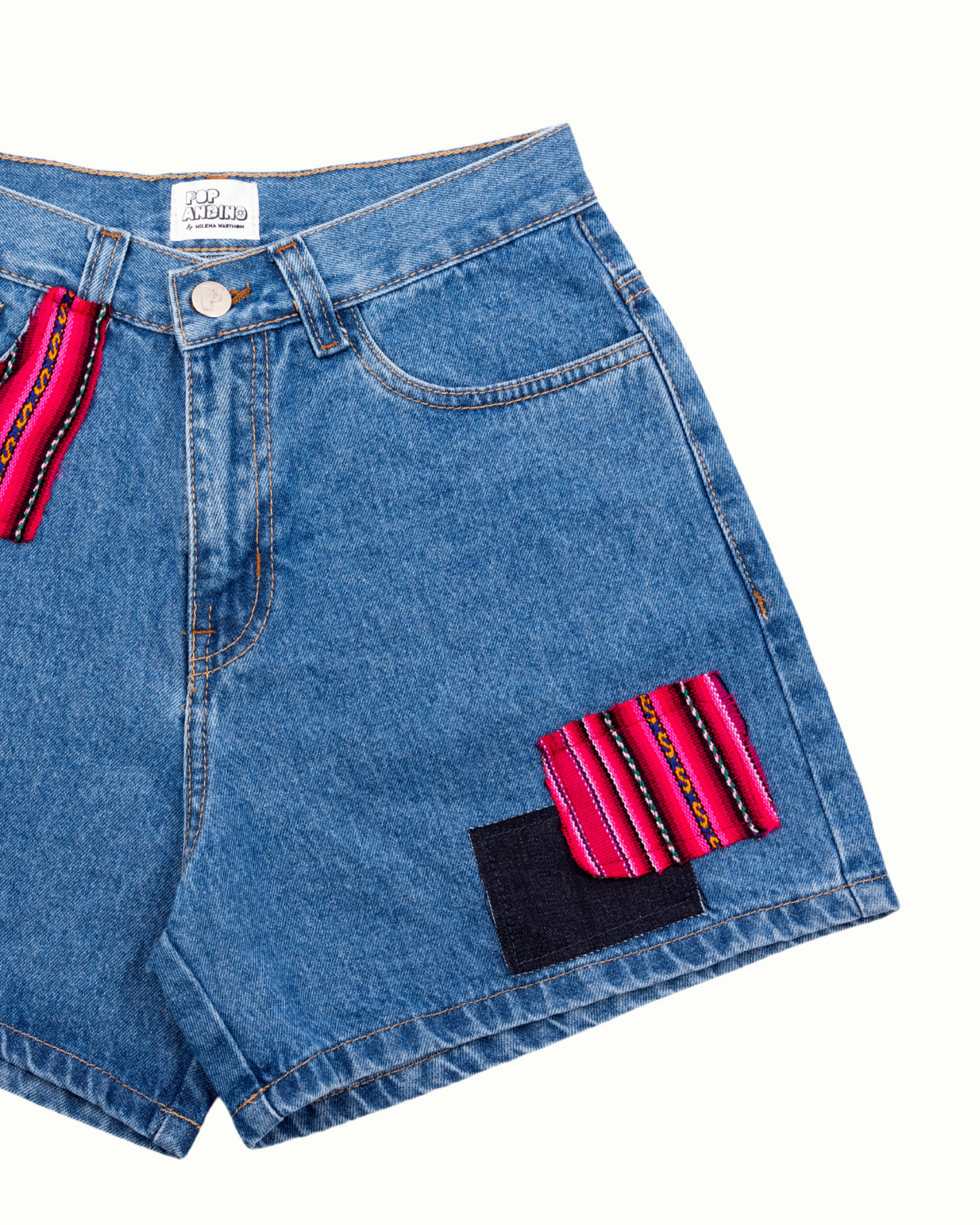 SHORT PARCHES ROSADOS (MUJER)