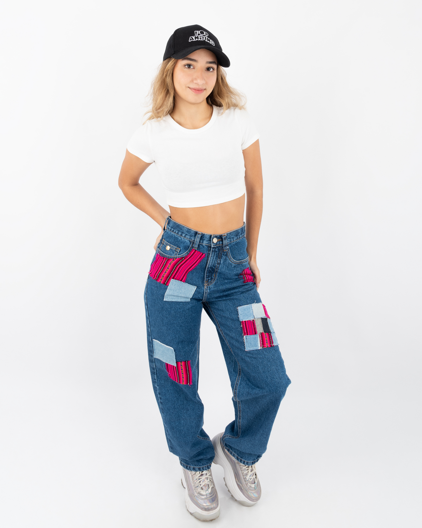 PANTALÓN PARCHES - ROSADO (MUJER)